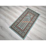 Halı Sarayı Asya Namazlık Seccade Ince 10503Y7Yeşil Sim 65x115 CM