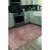 Halı sepeti Decoser Hasır 8051 Kahve Halı Kilim Kaymaz Taban Salon Mutfak Kesme Yolluk Diğer