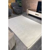 Halı sepeti Luxess Dizayn 1062 Krem Kaymaz Taban Kesme Yolluk Mutfak Halısı Modern Salon Halısı Diğer
