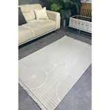 Halı sepeti Luxess Dizayn 1090 Bej Kaymaz Taban Kesme Yolluk Mutfak Halısı Modern Salon Halısı Diğer