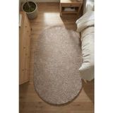 Halı Special Yuma Oval Vizon Peluş Halı Kaymaz Taban Yıkanabilir Mutfak Halısı Koridor Yolluk Yumuşak