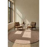 Halı Special Yuvarlak Mest Vizon Premium Kadifemsi Halı Oturma Odası-Salon-Mutfak-Kaymaz Taban -Yıkanabilir - 80 x 80 cm