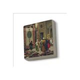 Halı Tüccarı (Osman Hamdi Bey, 1888) Baskılı Taş Magnet 5X5