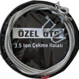 Halidi Çeki Halatı Çelik Izoleli Oto Çekme Halatı 3,5 Ton