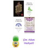 Halil Cibran 4 Kitap Seti + Çim Adam Hediye