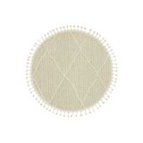 Halımax Eko Halı Soho SH 02 Beige Hav Toz Vermez Bukle Makine Halısı Yuvarlak Bej Mutfak Halısı