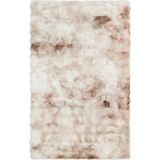 Halımax Ekstra Yumuşak Dokulu Bej Bubble Tavşan Tüyü Darcio Dikdörtgen Post Peluş Halı - 80 x 150 cm