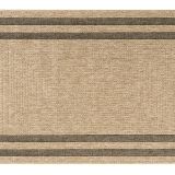 Halımax İndia Jüt Halı 668, Siyah Çerçeveli, 80X150