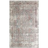 Halinet Athos Çerçeveli Gri Bambu Dikdörtgen Modern Desenli Akrilik Hav Vermeyen Leke Tutmayan Kolay Temizlenen Yumuşak Makine Salon Yolluk Mutfak Halı