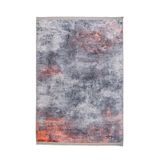 Halinet Barneveld Modern Gri Polyester Dikdörtgen Modern Desenli Pamuk Makinada Yıkanabilir Hav Toz Vermez Leke Tutmayan Kaymaz Taban Dijital Makine Baskı Salon Yolluk Mutfak Halı