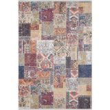 Halinet Bisztynek Bordo Patchwork Etnik Modern Desenli Makinada Yıkanabilir Hav Toz Vermez Leke Tutmayan Kaymaz Taban Dijital Makine Baskı Salon Yolluk Mutfak Halı