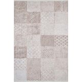 Halinet Blazowa Vizon Patchwork Etnik Modern Desenli Makinada Yıkanabilir Hav Toz Vermez Leke Tutmayan Kaymaz Taban Dijital Makine Baskı Salon Yolluk Mutfak Halı