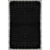 Halinet Freda Düz Siyah Polyester Dikdörtgen Modern Desenli Akrilik Hav Vermeyen Leke Tutmayan Kolay Temizlenen Yumuşak Makine Salon Yolluk Mutfak Halı