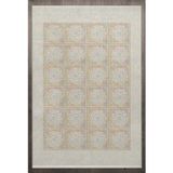Halinet Geometrik Bej Pamuk Dikdörtgen Modern Desenli Pamuk Makinada Yıkanabilir Hav Toz Vermez Leke Tutmayan Kaymaz Taban Dijital Makine Baskı Salon Yolluk Mutfak Halı