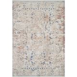 Halinet Kamalia Krem Modern Etnik Desenli Makinada Yıkanabilir Hav Toz Vermez Leke Tutmayan Kaymaz Taban Dijital Makine Baskı Salon Yolluk Mutfak Halı