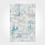 Halinet Melanie Modern Gri Polyester Dikdörtgen Modern Desenli Pamuk Makinada Yıkanabilir Hav Toz Vermez Leke Tutmayan Kaymaz Taban Dijital Makine Baskı Salon Yolluk Mutfak Halı