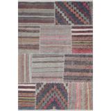 Halinet Podlaska Bordo Modern Etnik Desenli Makinada Yıkanabilir Hav Toz Vermez Leke Tutmayan Kaymaz Taban Dijital Makine Baskı Salon Yolluk Mutfak Halı