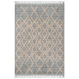Halinet Pranay Gri Geometrik Etnik Modern Desenli Bambu Makinada Yıkanabilir Hav Toz Vermez Leke Tutmayan Kaymaz Taban Dijital Makine Baskı Salon Yolluk Mutfak Halı