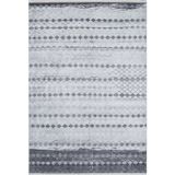 Halinet Sinaloa Gri Modern Etnik Desenli Makinada Yıkanabilir Hav Toz Vermez Leke Tutmayan Kaymaz Taban Dijital Makine Baskı Salon Yolluk Mutfak Halı