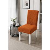 Halis Home Pitikare Sandalye Kılıfı Yıkanabilir Esnek Lastikli Sandalye Örtü - 50 x 50 cm - Hardal
