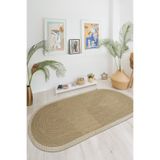 Halise Home Jüt HasırÖrgü Kapı önü Paspası Halı Yolluk Hasır Halı Banyo Paspası