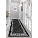 Halise Home Kaymaz Taban Dijital Baskı Yıkanabilir Mutfak Halısı Yolluk