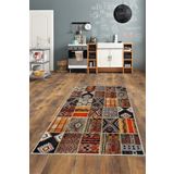 Halise Home Kaymaz Tabanlı Yıkanabilir Baskılı Mutfak Halısı