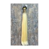 HalitCan HairKing 60cm Ombre MicroKaynak Saç – Açık kumral Dip - 8H/60# Renk–50 Adet (40 g)–%100Gerçek İnsan Saçı