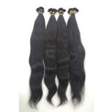 HalitCan HairKing Kadın Siyah Doğal Gerçek Insan Saçı 70 cm Doğal Mikro Kaynak 200 Adet 160 gr