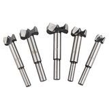 HALJIA 5 adet ahşap menteşe delme ucu Matkap delik testeresi Cutter Bit Set 15 mm 20 mm için 25 mm, 30 mm 35 mm ahşap plastik kontrplak