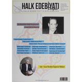 Halk Edebiyatı Dergisi Sayı: 12 Mayıs-Haziran 2016