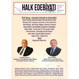 Halk Edebiyatı Dergisi Sayı: 42 Mayıs-Haziran 2021