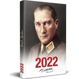 Halk Kitabevi 2022 Beyaz Mareşal Atatürk Ajanda
