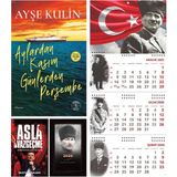 Halk Kitabevi Aylardan Kasım Günlerden Perşembe ve Asla Vazgeçme - Komutan Ajanda - Ayyıldız Duvar Takvimi