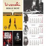 Halk Kitabevi Bekle Beni ve Asla Vazgeçme - Istikbal Ajanda - Imza Duvar Takvimi
