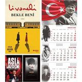 Halk Kitabevi Bekle Beni ve Asla Vazgeçme - Komutan Ajanda - Ayyıldız Duvar Takvimi