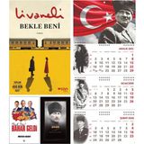 Halk Kitabevi Bekle Beni ve Bak Işte Bahar Geldi - Komutan Ajanda - Ayyıldız Duvar Takvimi