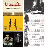 Halk Kitabevi Bekle Beni ve Bitmeyen Deniz Gezmiş - Istikbal Ajanda - Imza Duvar Takvimi