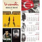 Halk Kitabevi Bekle Beni ve Bitmeyen Deniz Gezmiş - Komutan Ajanda - Ayyıldız Duvar Takvimi