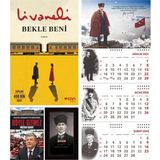 Halk Kitabevi Bekle Beni ve Böyle Gitmez - Kalpaklı Ajanda - Sakarya Duvar Takvimi