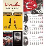 Halk Kitabevi Bekle Beni ve Böyle Gitmez - Komutan Ajanda - Ayyıldız Duvar Takvimi