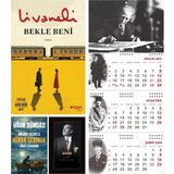 Halk Kitabevi Bekle Beni ve Müjdate Gezenle Kürek Çekmek - Istikbal Ajanda - Imza Duvar Takvimi