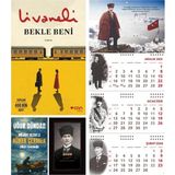 Halk Kitabevi Bekle Beni ve Müjdate Gezenle Kürek Çekmek - Kalpaklı Ajanda - Sakarya Duvar Takvimi