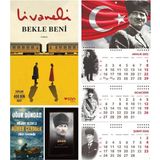 Halk Kitabevi Bekle Beni ve Müjdate Gezenle Kürek Çekmek - Komutan Ajanda - Ayyıldız Duvar Takvimi