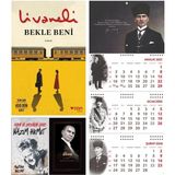 Halk Kitabevi Bekle Beni ve Nazım Hikmet - Gazi Paşa Ajanda - Gazi Duvar Takvimi