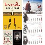 Halk Kitabevi Bekle Beni ve Yalnız Değilsin Başkan - Kalpaklı Ajanda - Sakarya Duvar Takvimi