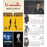 Halk Kitabevi Bekle Beni ve Yüzyılların Lideri Atatürk - Gazi Paşa Ajanda - Gazi Duvar Takvimi