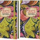 Halk Kitabevi Mor Kelebek Cümbüş 2023 Ajanda, 13.5x21cm, 128 Sayfa, Ciltli 2li paket