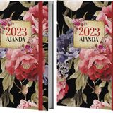Halk Kitabevi Mor Kelebek Retro 2023 Ajanda, 13.5x21cm, 128 Sayfa, Ciltli 2li paket