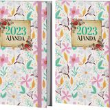 Halk Kitabevi Mor Kelebek Yaz Bahçesi 2023 Ajanda, 13.5x21cm, 128 Sayfa, Ciltli 2li paket